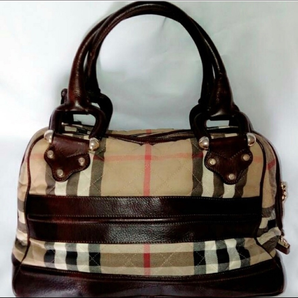 Burberry Manor Hand Bag (Authentic)